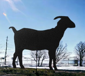 Metal Goat Yard Art or Wall Art