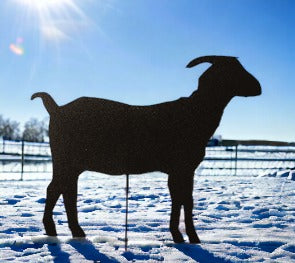 Metal Goat Yard Art or Wall Art