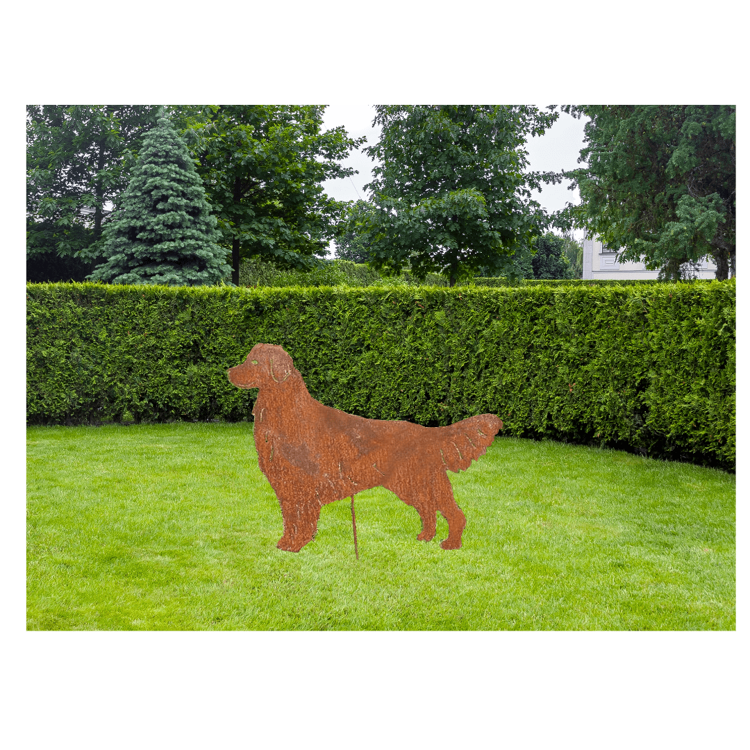 Golden Retriever Statue or Dog Wall Art