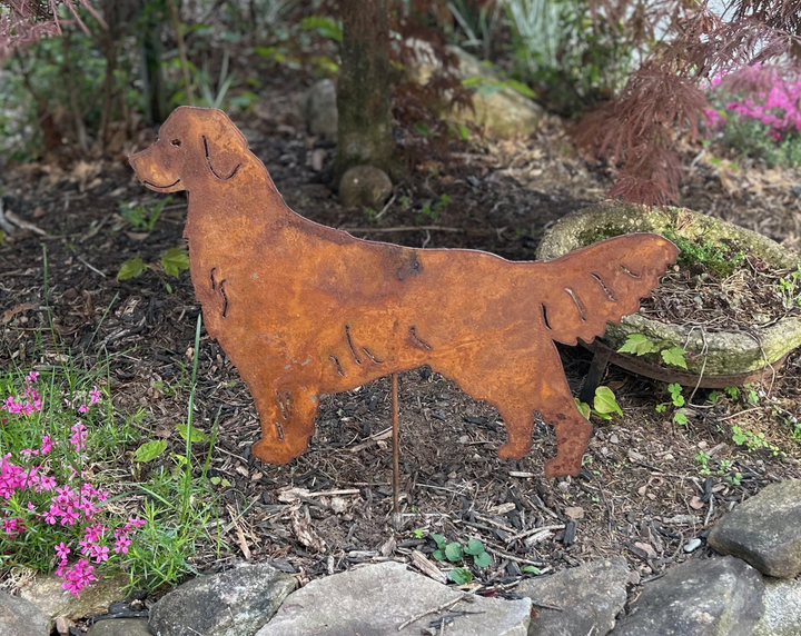 Golden Retriever Statue or Dog Wall Art