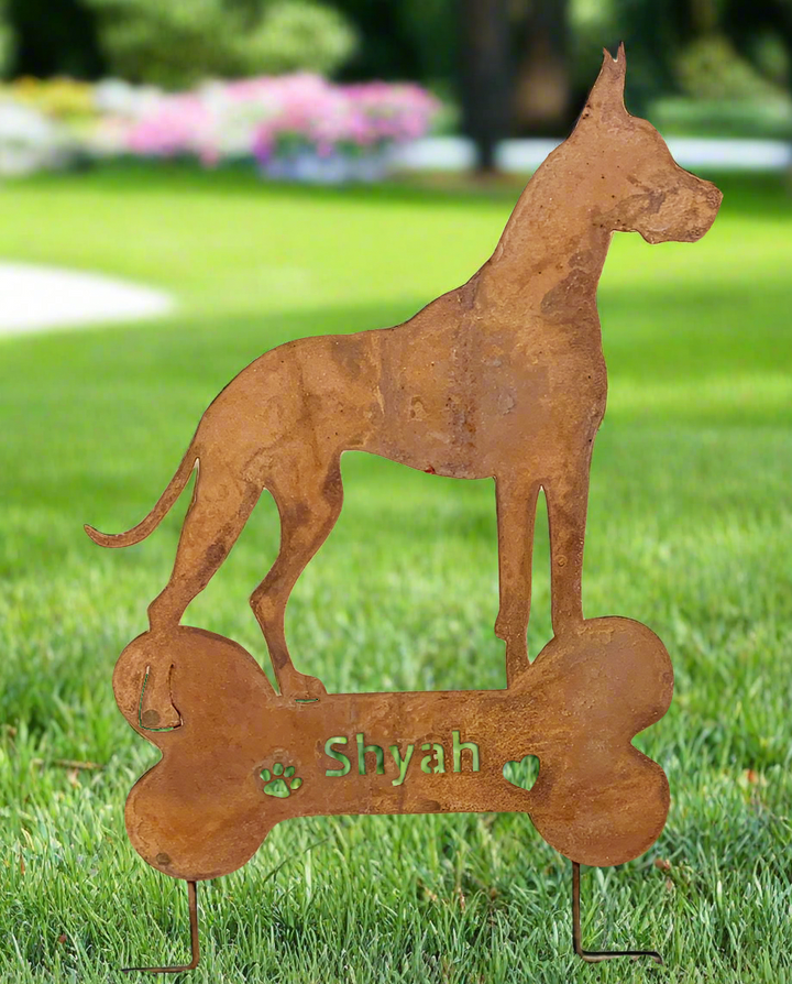 Great Dane Garden Stake or Wall Hanging (style 1)