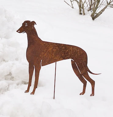 Greyhound Statue or Dog Wall Art