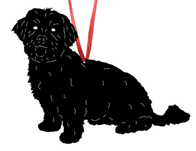 Havanese Dog Plant Stake