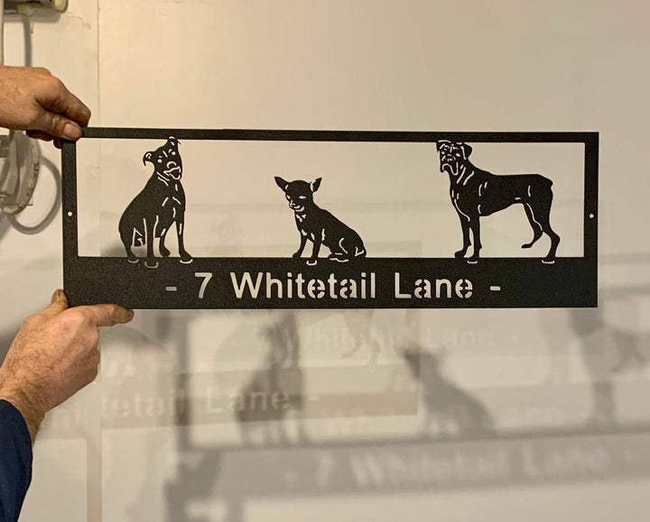 Custom Metal Pet Sign / Personalized Options