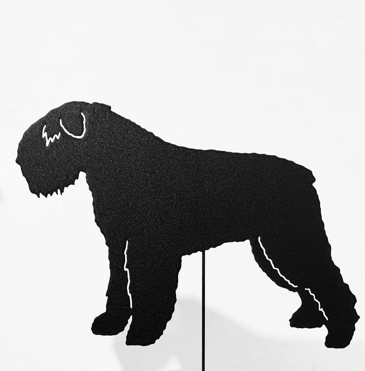 Bouvier des Flandres Garden Stake or Dog Wall Art