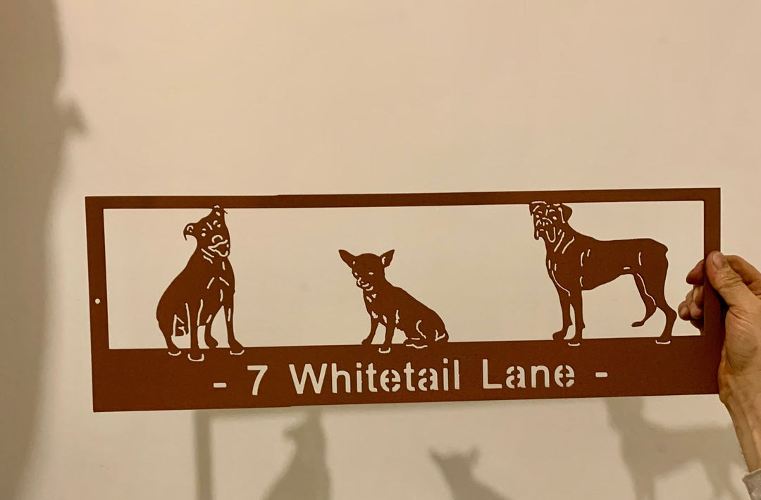 Custom Metal Pet Sign / Personalized Options