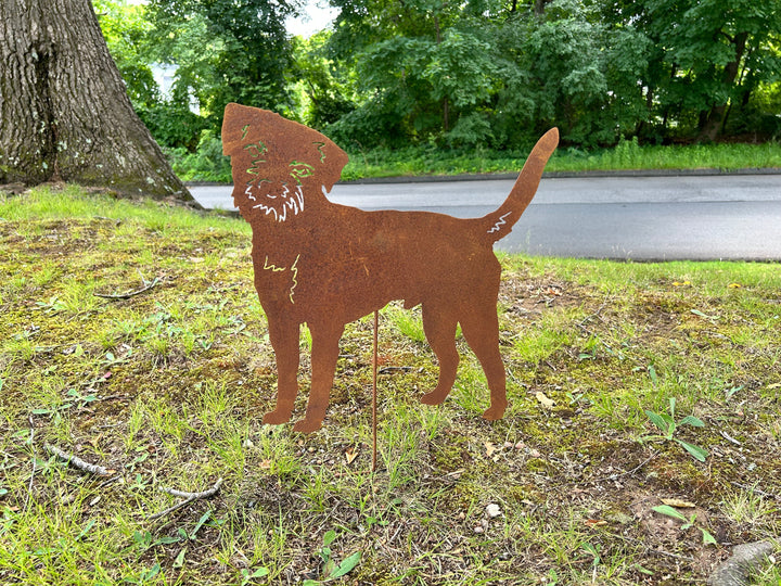 Border Terrier Garden Stake or Wall Hanging