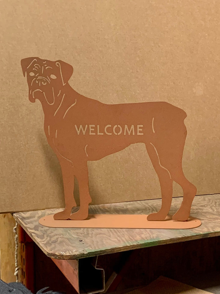 Boxer Statue or Dog Wall Art