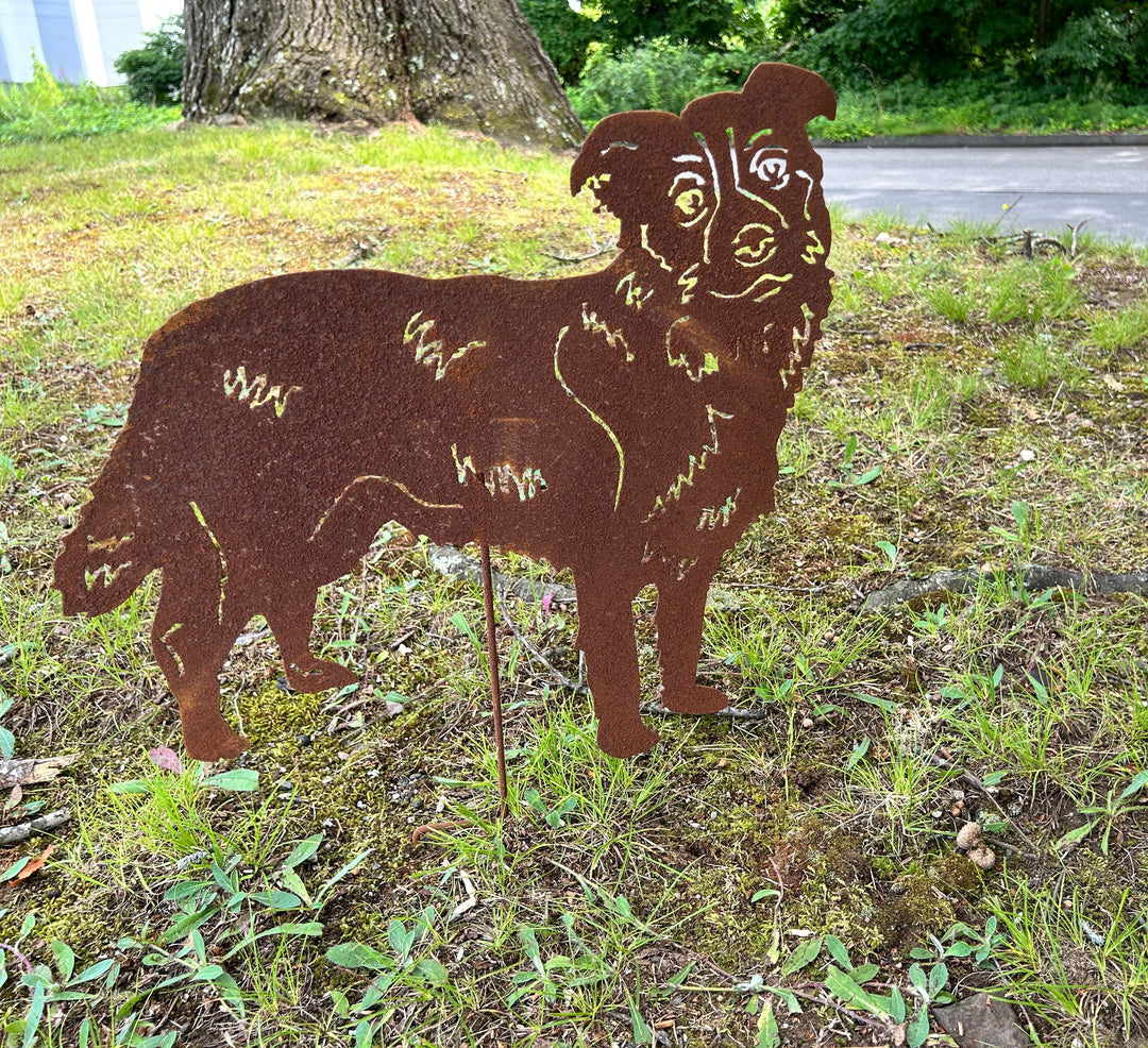 Border Collie Statue or Dog Wall Art