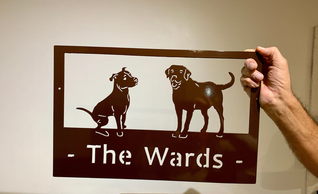 Custom Metal Pet Sign / Personalized Options