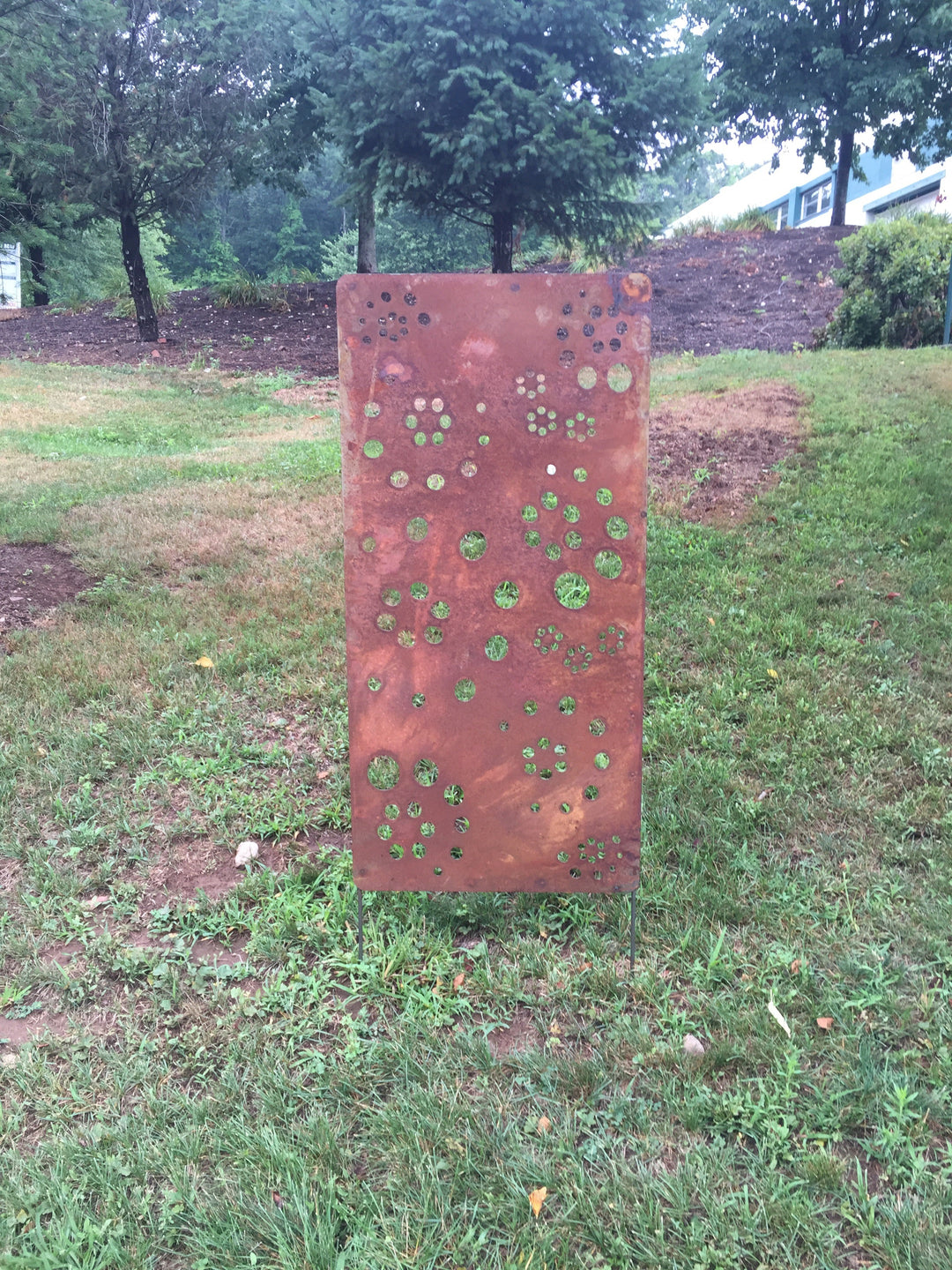 Metal Privacy Screen or Large Metal Wall Art (46" Inch)