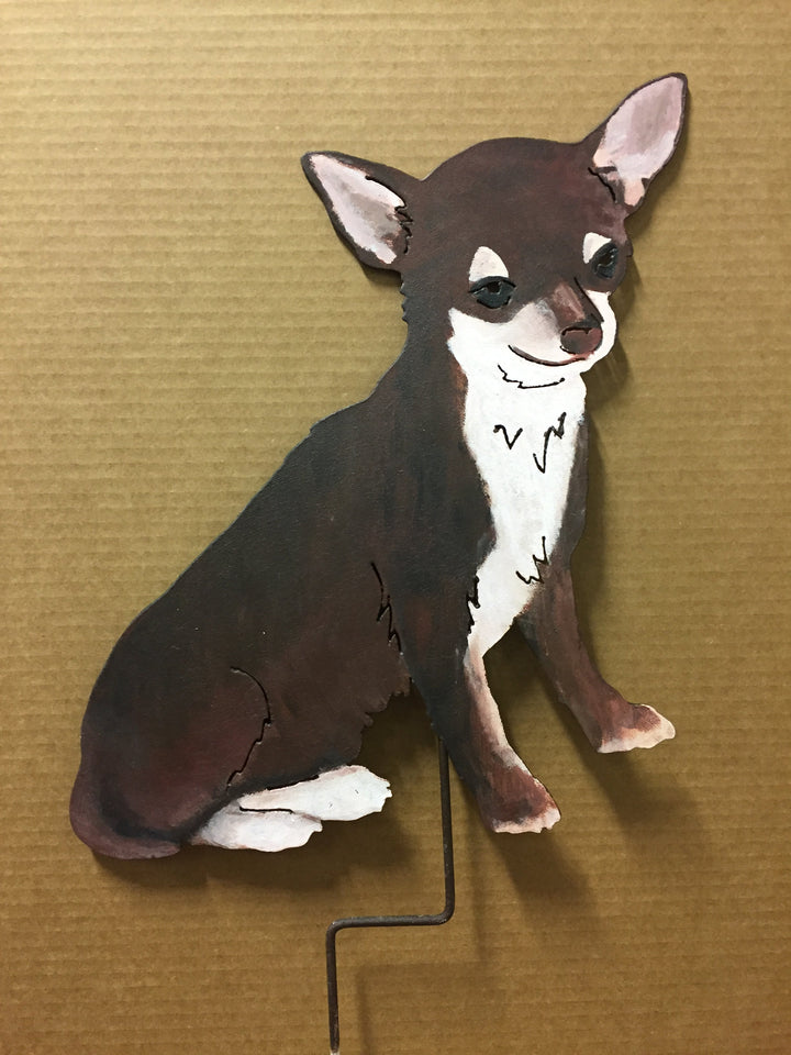 Chihuahua Garden Stake or Wall Hanging (Style 3)