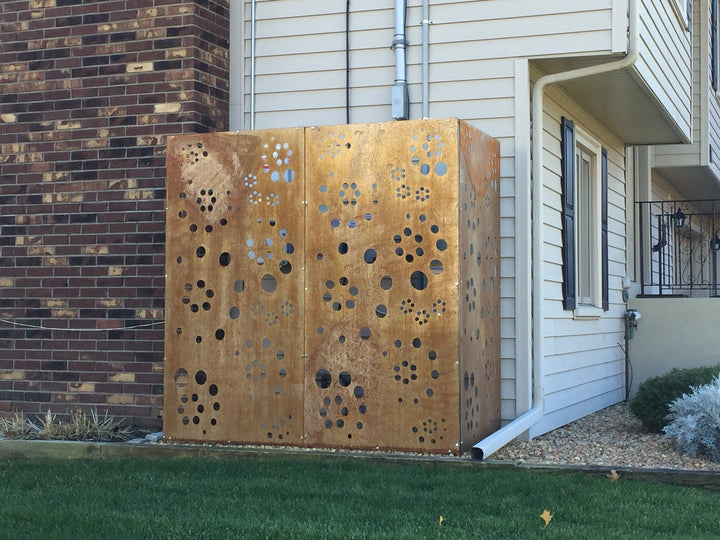Metal Privacy Screen or Large Metal Wall Art (46" Inch)