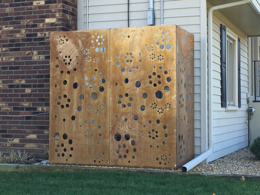Outdoor Metal Privacy Wall Panels (60” &amp; 72”) – Heavy-Duty Steel for Patio &amp; Fence