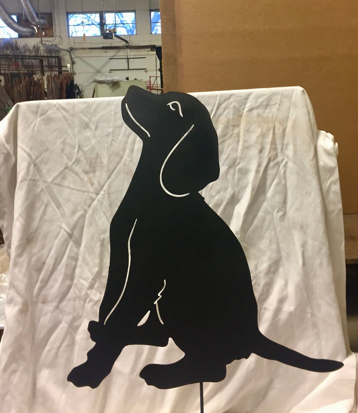 Beagle Garden Stake or Wall Hanging (Sit)
