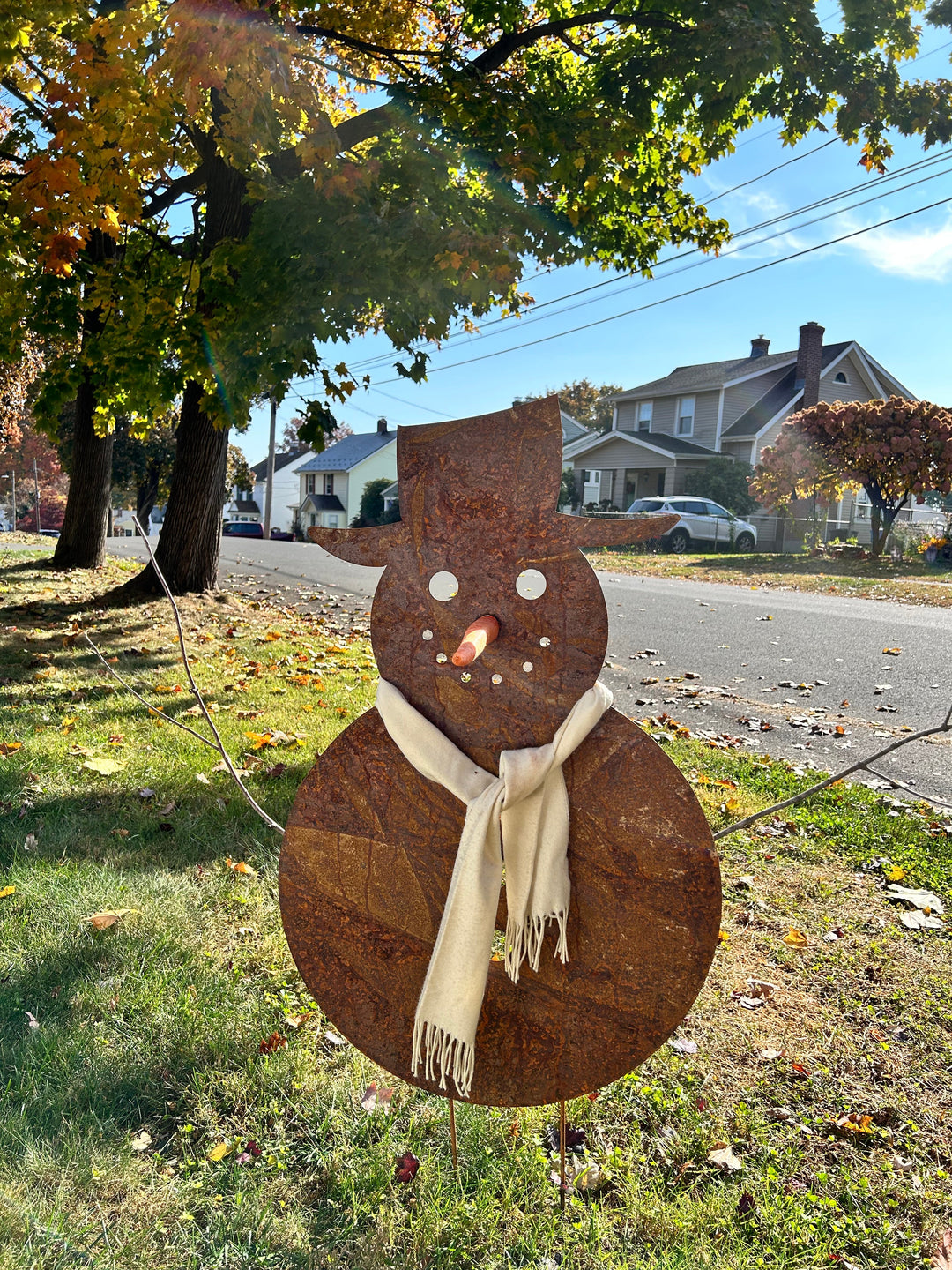 Large Outdoor Snowman