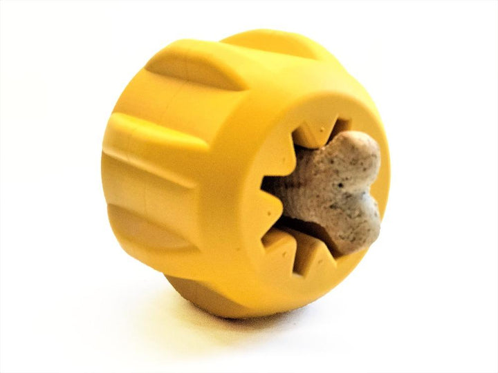 Gear eDispenser - Durable Rubber Yak Chew Holder &amp; Treat Pocket | USA Made