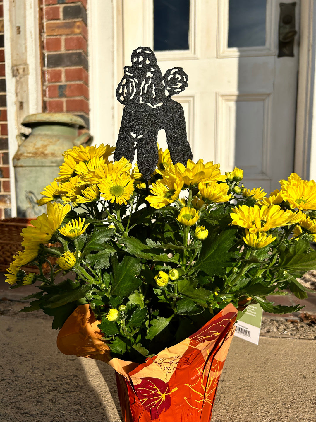 Poodle Ornament or Plant Stake / Dog Memorial