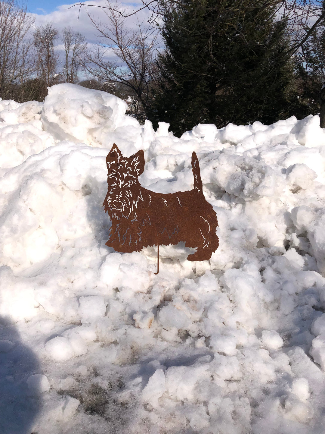 Scottish Terrier Garden Stake or Wall Hanging