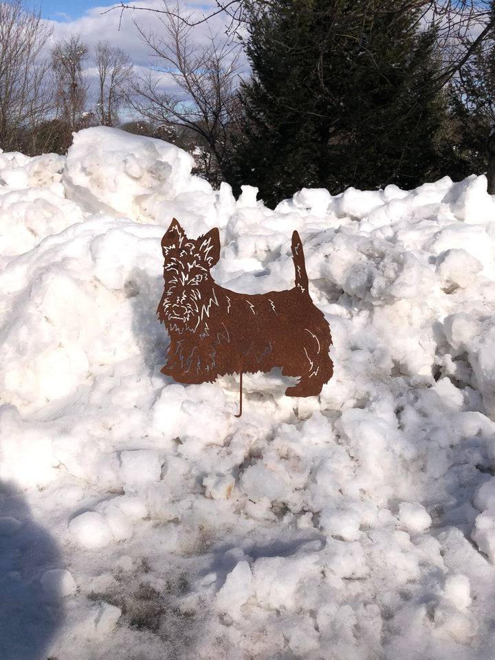 Scottish Terrier Garden Stake or Wall Hanging