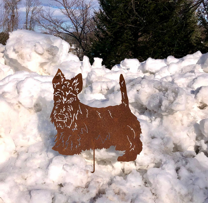 Scottish Terrier Garden Stake or Wall Hanging