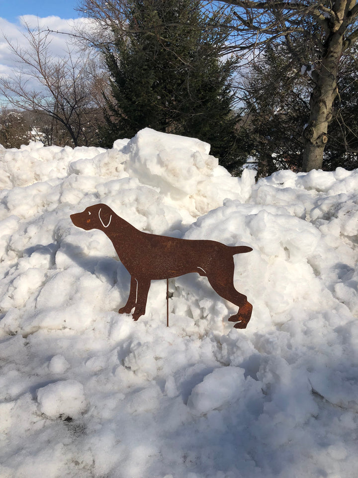 German Shorthaired Pointer Garden Stake or Wall Hanging (Style 1)