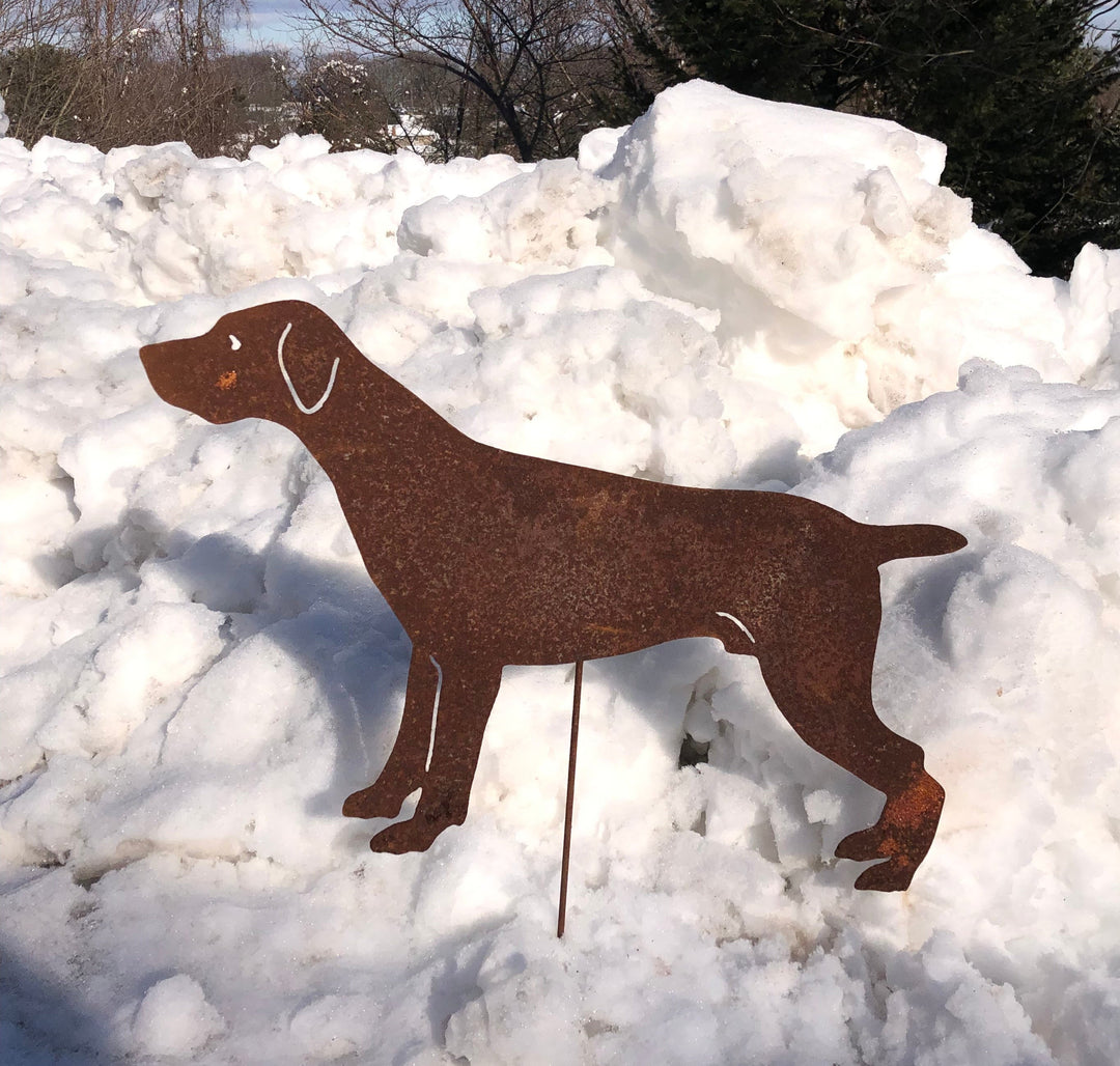 German Shorthaired Pointer Garden Stake or Wall Hanging (Style 1)