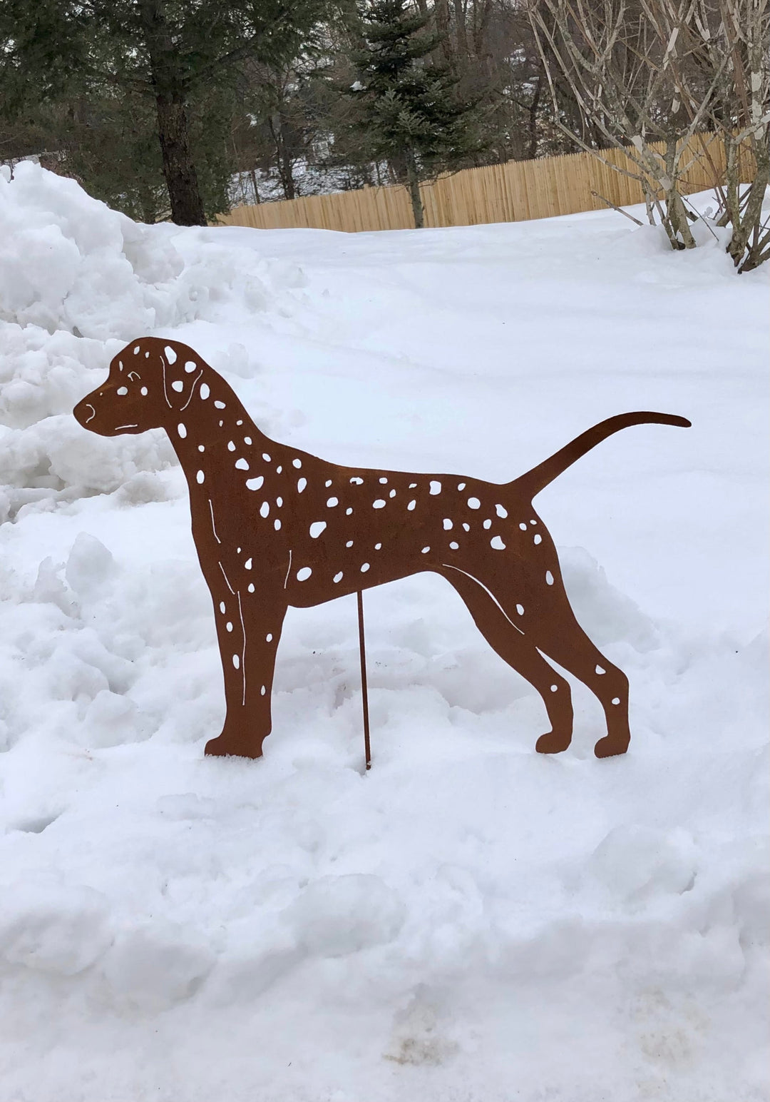 Dalmatian Garden Stake or Wall Hanging