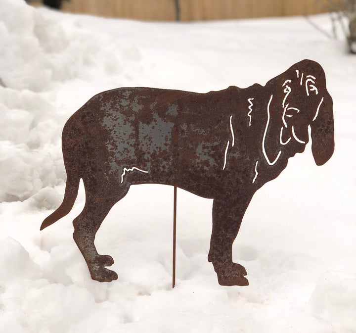 Bloodhound Garden Stake or Wall Hanging