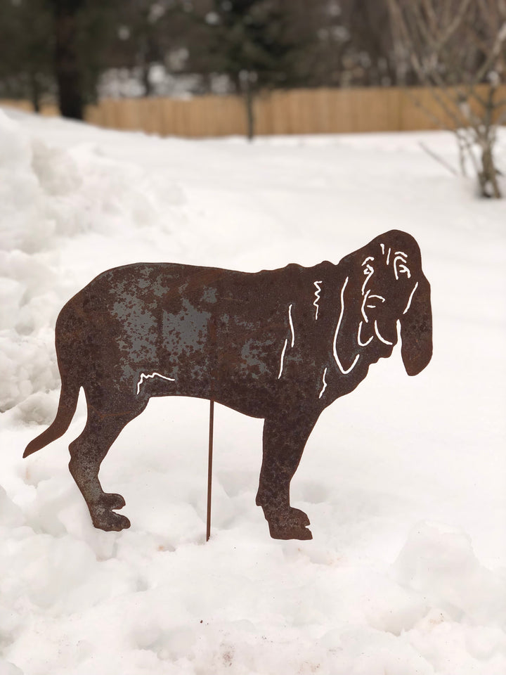 Bloodhound Garden Stake or Wall Hanging