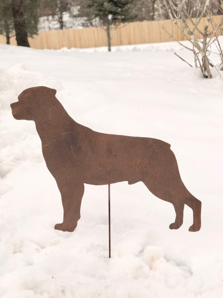 Rottweiler Memorial or Dog Wall Art