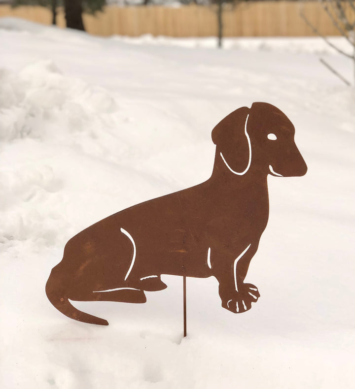 Dachshund Garden Stake or Dog Wall Art