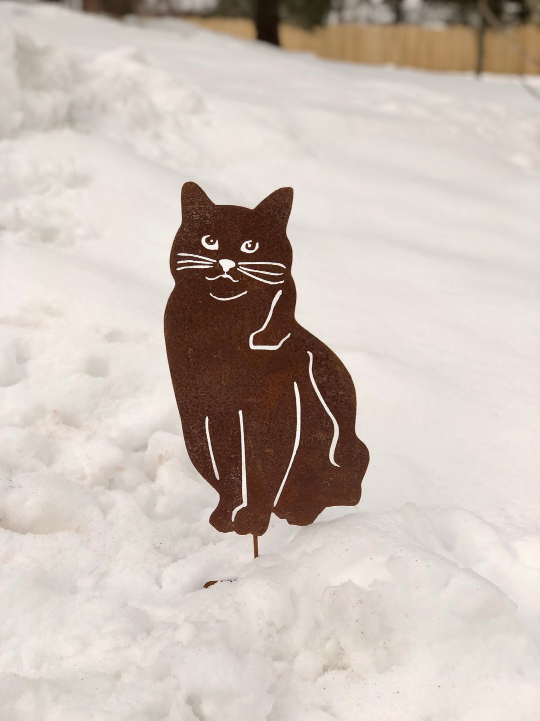 Cat Yard Art or Wall Art