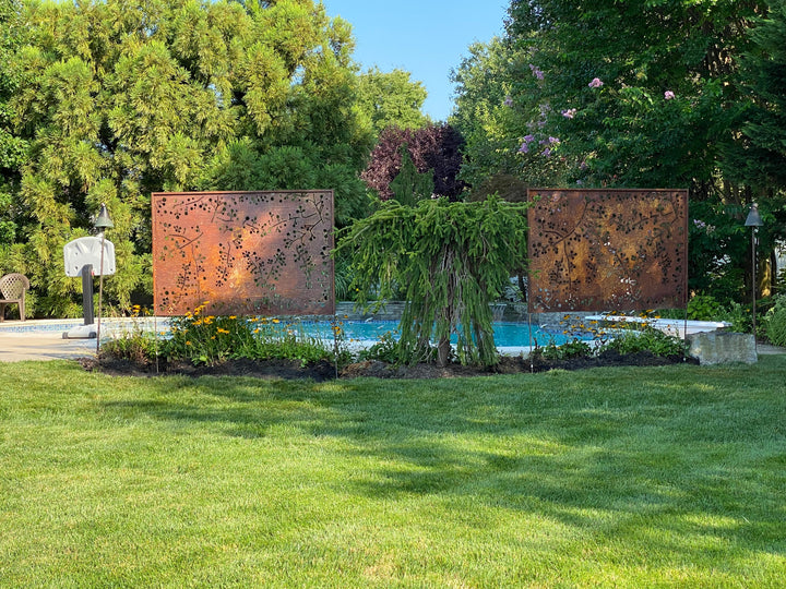 Metal Privacy Screens / Metal Wall Hanging (46" Inch)