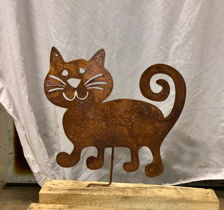 Cat Garden Stake or Wall Hanging