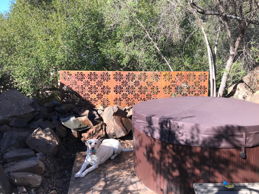 Outdoor Privacy Panels or Metal Wall Sculptures (46" Inch)