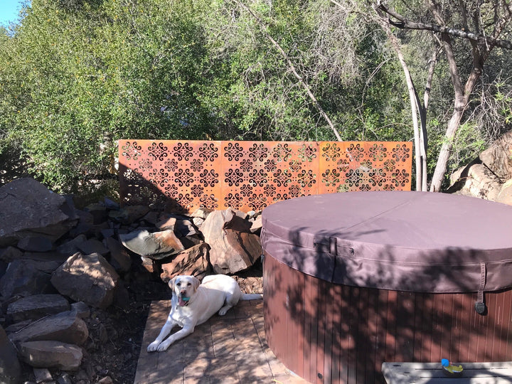 Outdoor Privacy Panels or Metal Wall Sculptures (46" Inch)