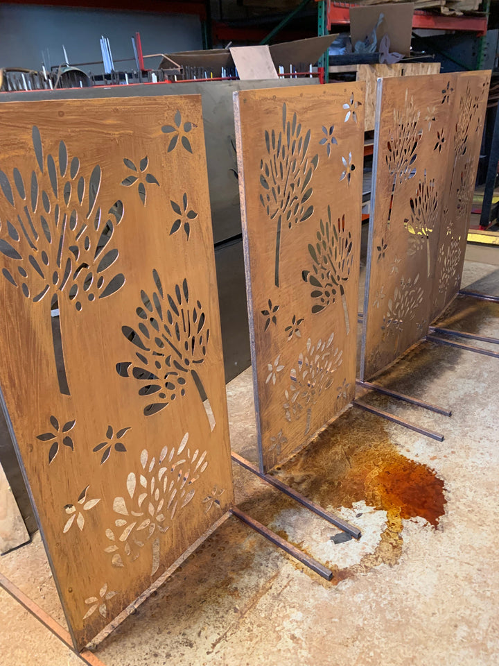 Privacy Screens Outdoor or Large Metal Wall Art (46" Inch)