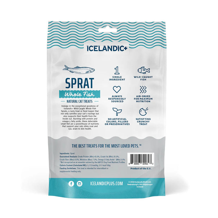 Icelandic Whole Sprats Dog Treats (2oz)