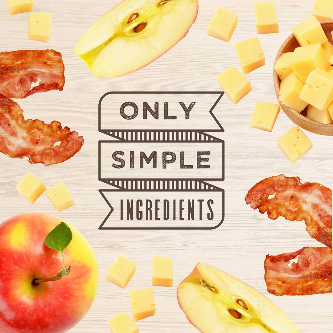 Wagmore Oats &amp; Grains Bacon, Cheese &amp; Apple Crunchy Biscuits Dog Treats (16oz)