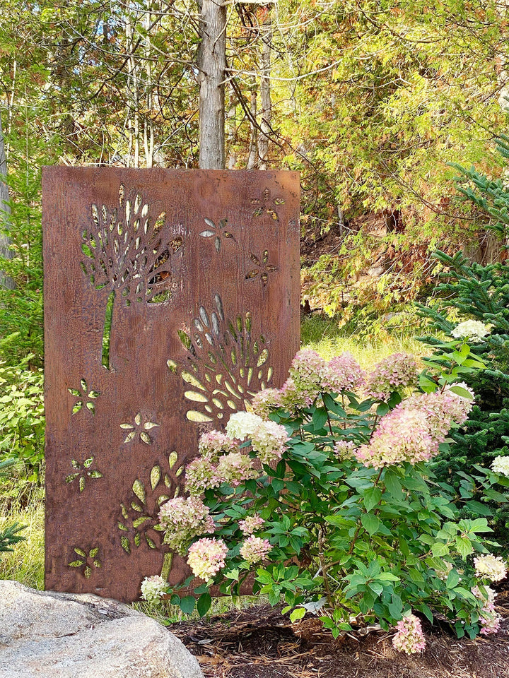 Privacy Screens Outdoor or Large Metal Wall Art (46" Inch)
