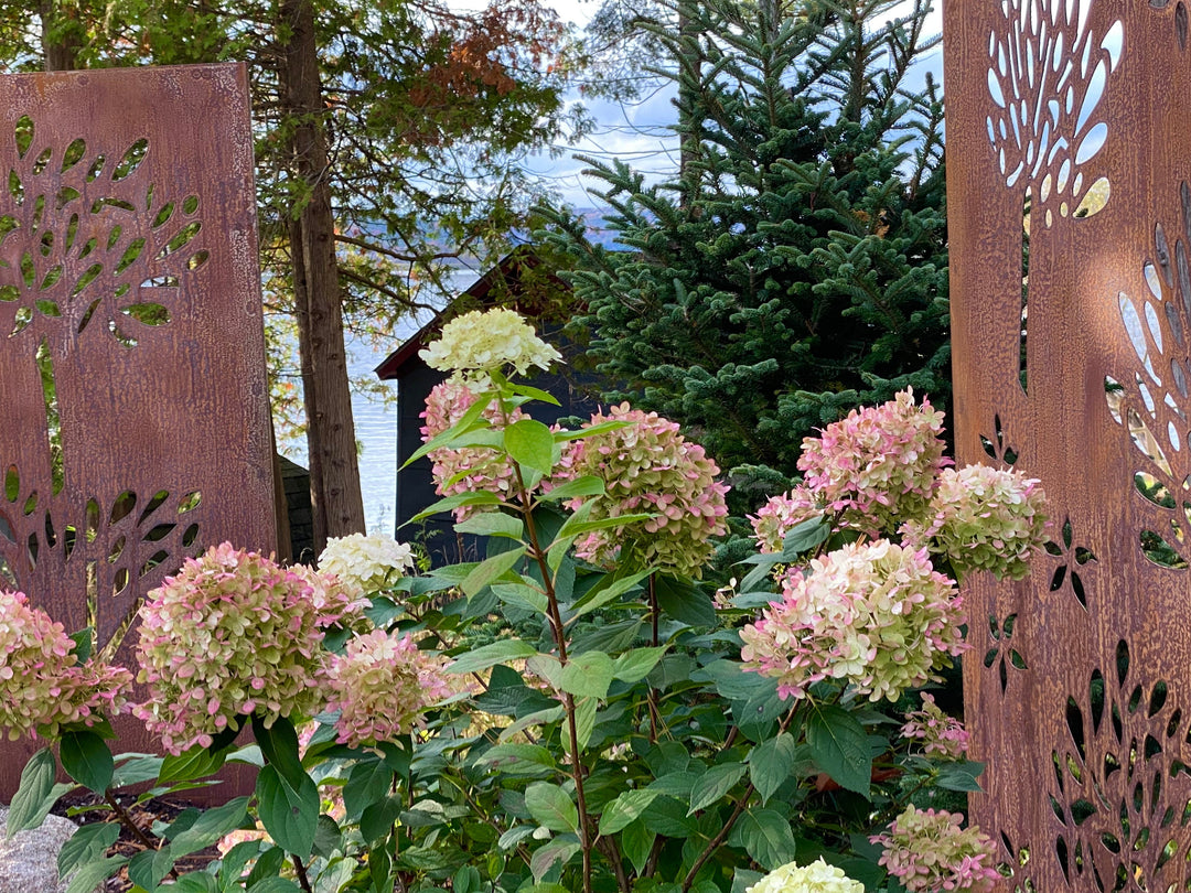 Privacy Screens Outdoor or Large Metal Wall Art (46" Inch)