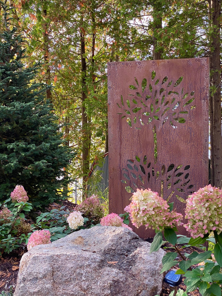 Outdoor Metal Privacy Screen Panels (60” &amp; 72”) | Heavy-Duty Steel for Patio &amp; Fence