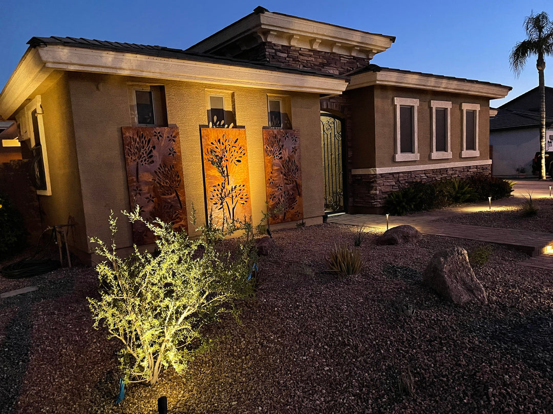 Outdoor Metal Privacy Screen Panels (60” &amp; 72”) | Heavy-Duty Steel for Patio &amp; Fence