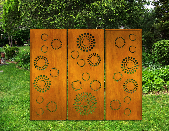 Outdoor Metal Screen Panels (60” &amp; 72”) – Heavy-Duty Steel for Patio, Fence &amp; Backyard
