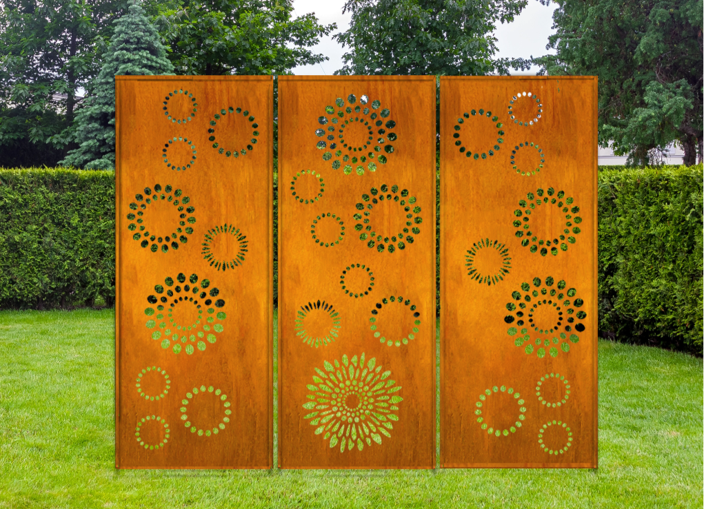 Decorative Panels or Outdoor Metal Wall Art (46" Inch)