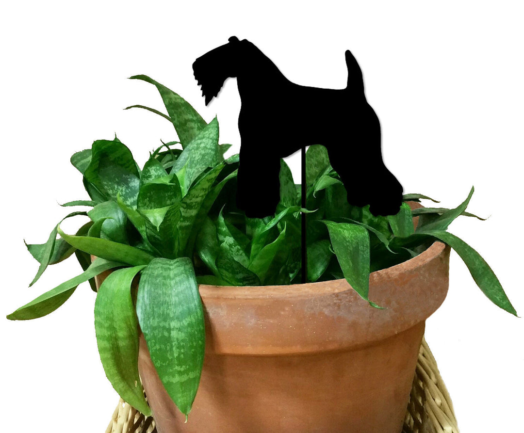 Kerry Blue Terrier Plant Stake