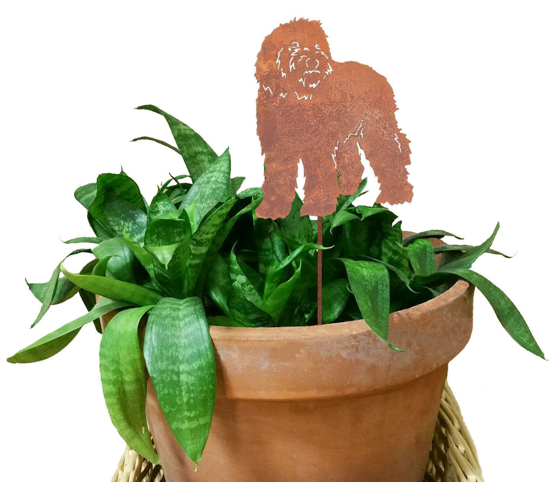 Labradoodle Plant Stake / Decorative Plant Marker