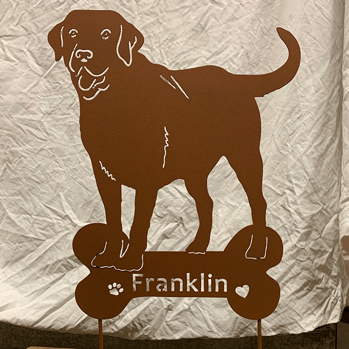 Labrador Statue or Dog Wall Art