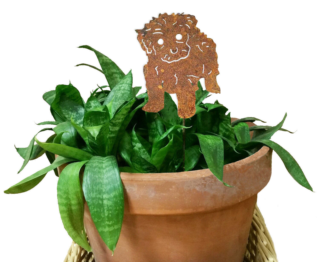 Maltese Dog Plant Stake